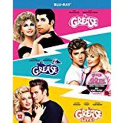 Grease 40th Anniversary Triple (Grease/Grease 2/Grease Live) [Blu-ray] [2018] [Region Free]